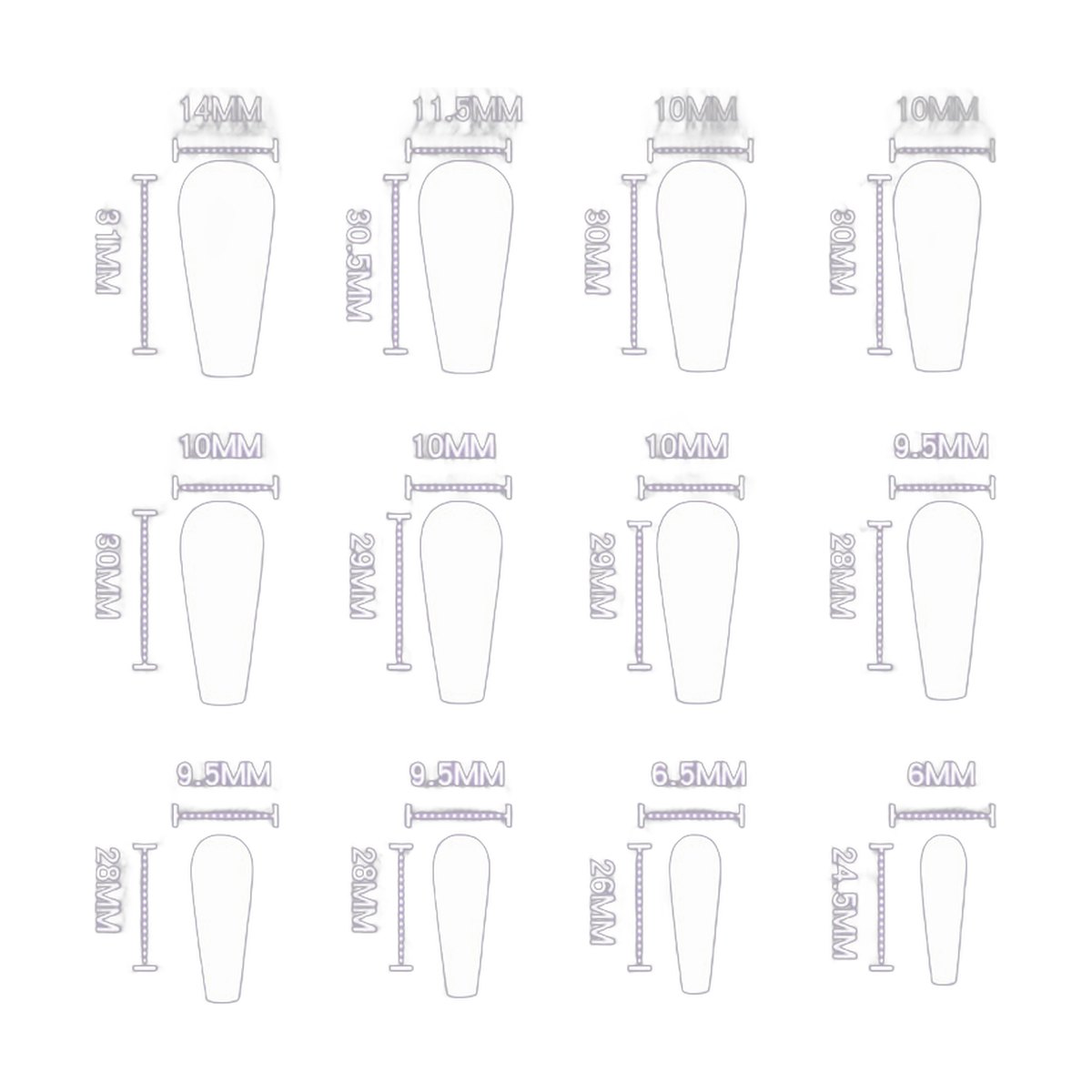Artistic Press-On Nails