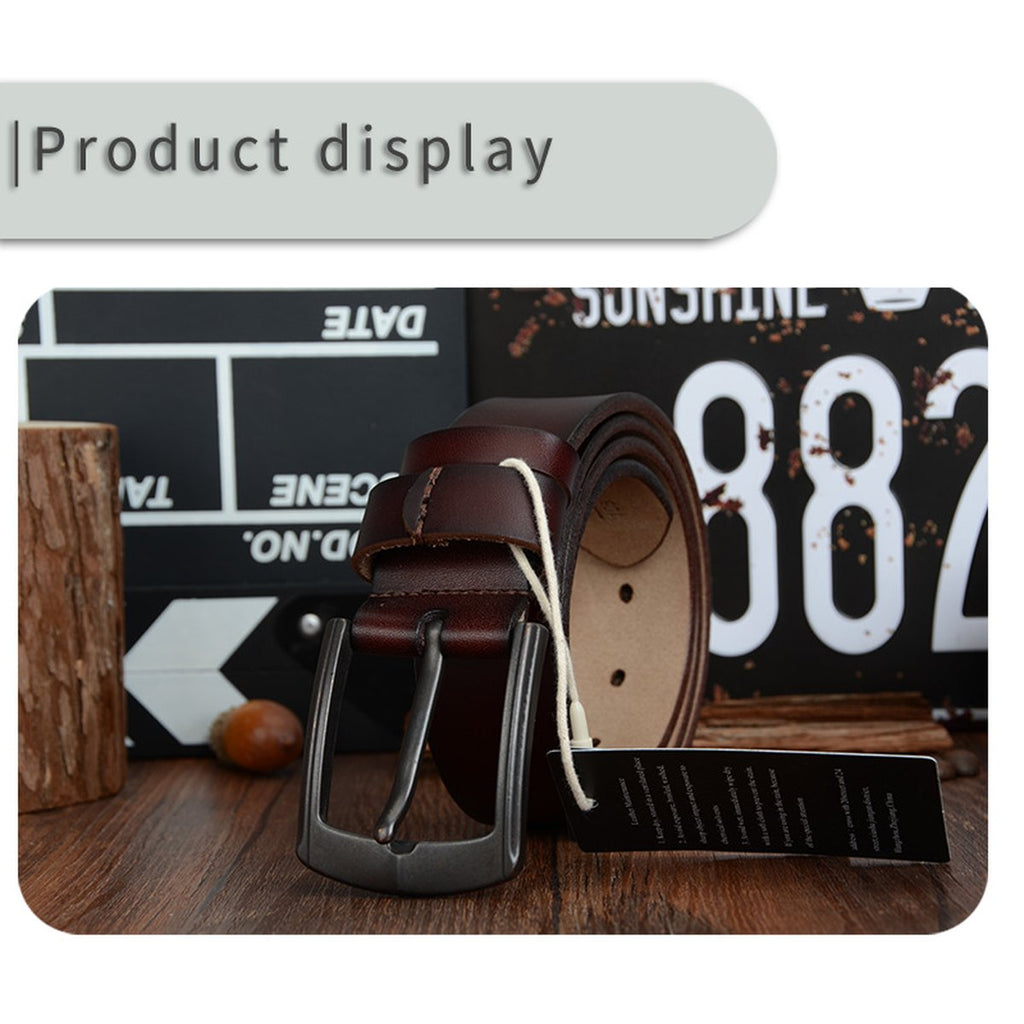 Automatic Buckle Leather Belt