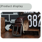 Automatic Buckle Leather Belt