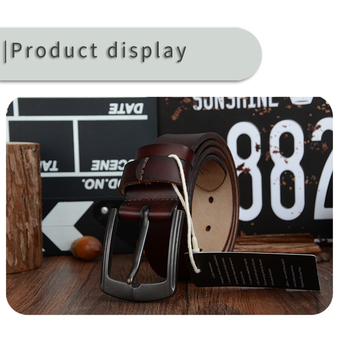 Automatic Buckle Leather Belt