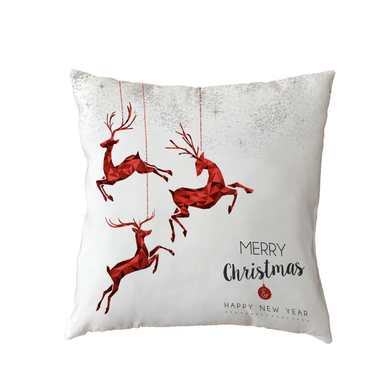 Christmas Ball and Tree Pillow Cover