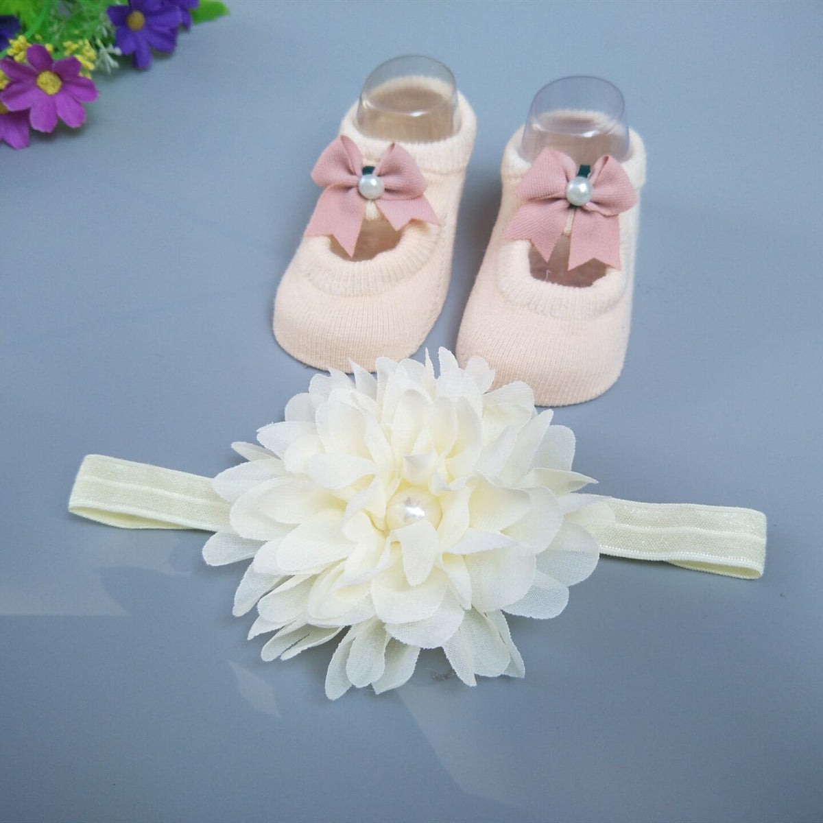 Baby Socks Headband Gift Box