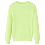 Kids' Neon Knit Sweater