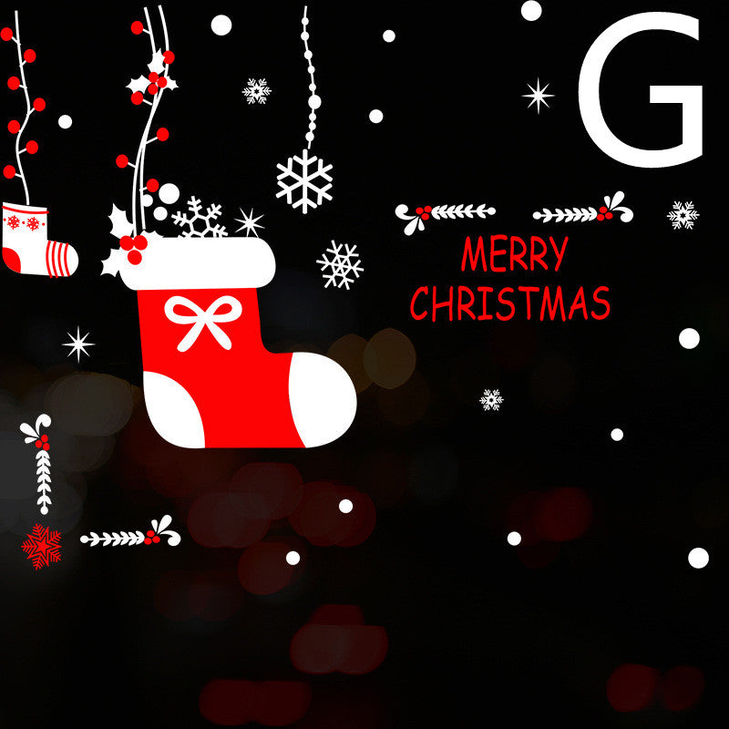 Christmas Static Window Clings