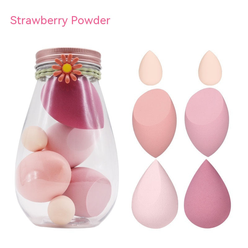 Foreign Trade Makeup Puff 7 Pcs Canned