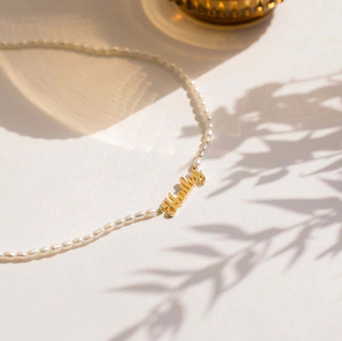 Personalised Pearl Name Necklace