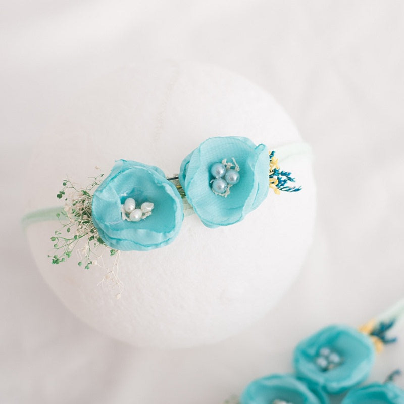 Handmade Jewelry Baby Hair Lead Flower Headdress