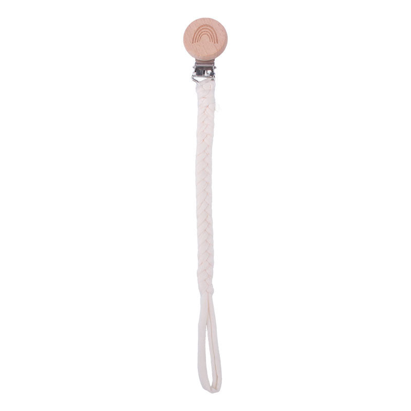 Rainbow Beech Pacifier Clip