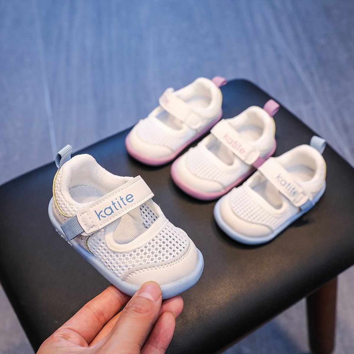 Baby Anti-kick Closed Toe Sandals Breathable Mesh