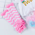 Baby Birthday Dress Alphabet Romper