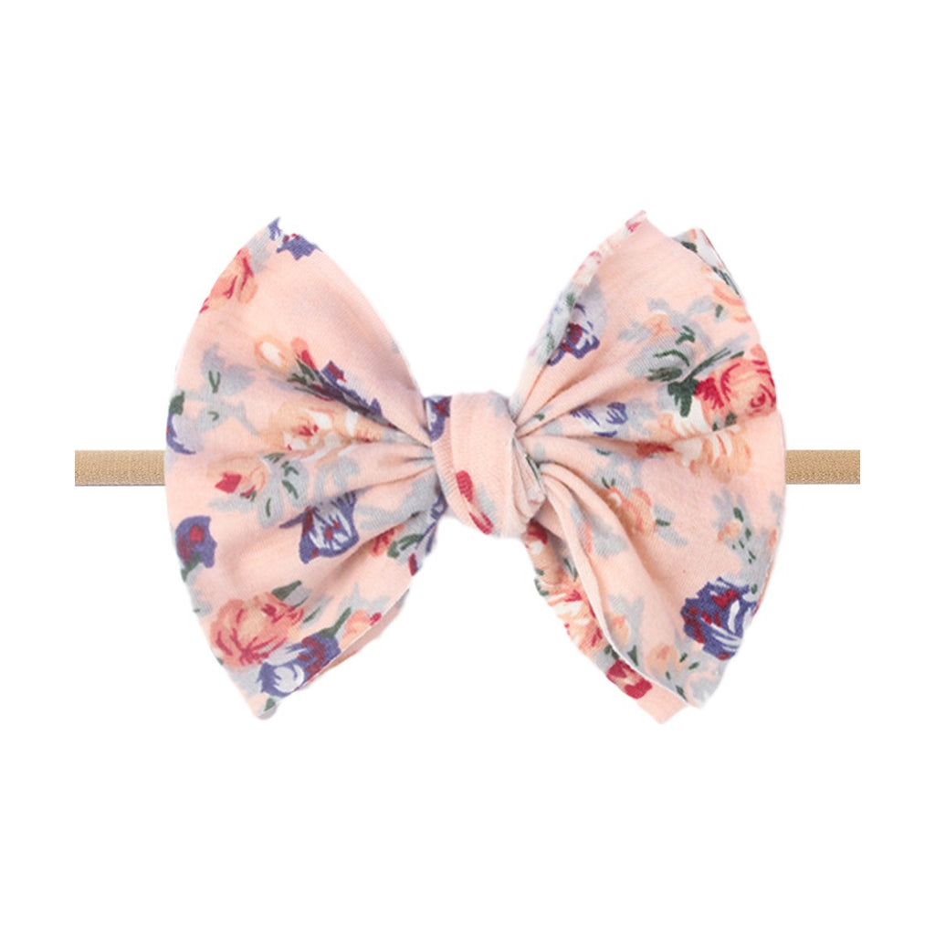 Baby Bow Headband Elastic Seamless