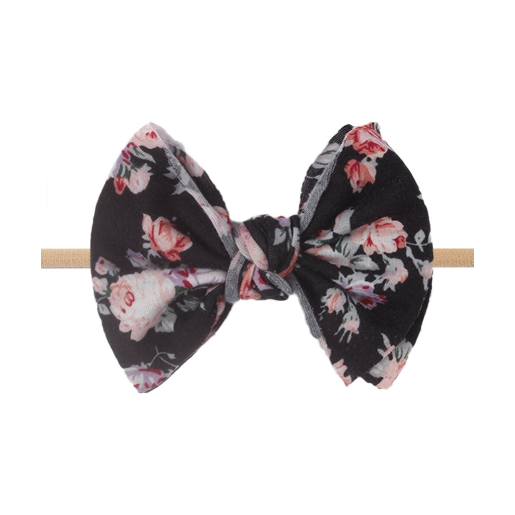 Baby Bow Headband Elastic Seamless
