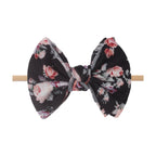 Baby Bow Headband Elastic Seamless