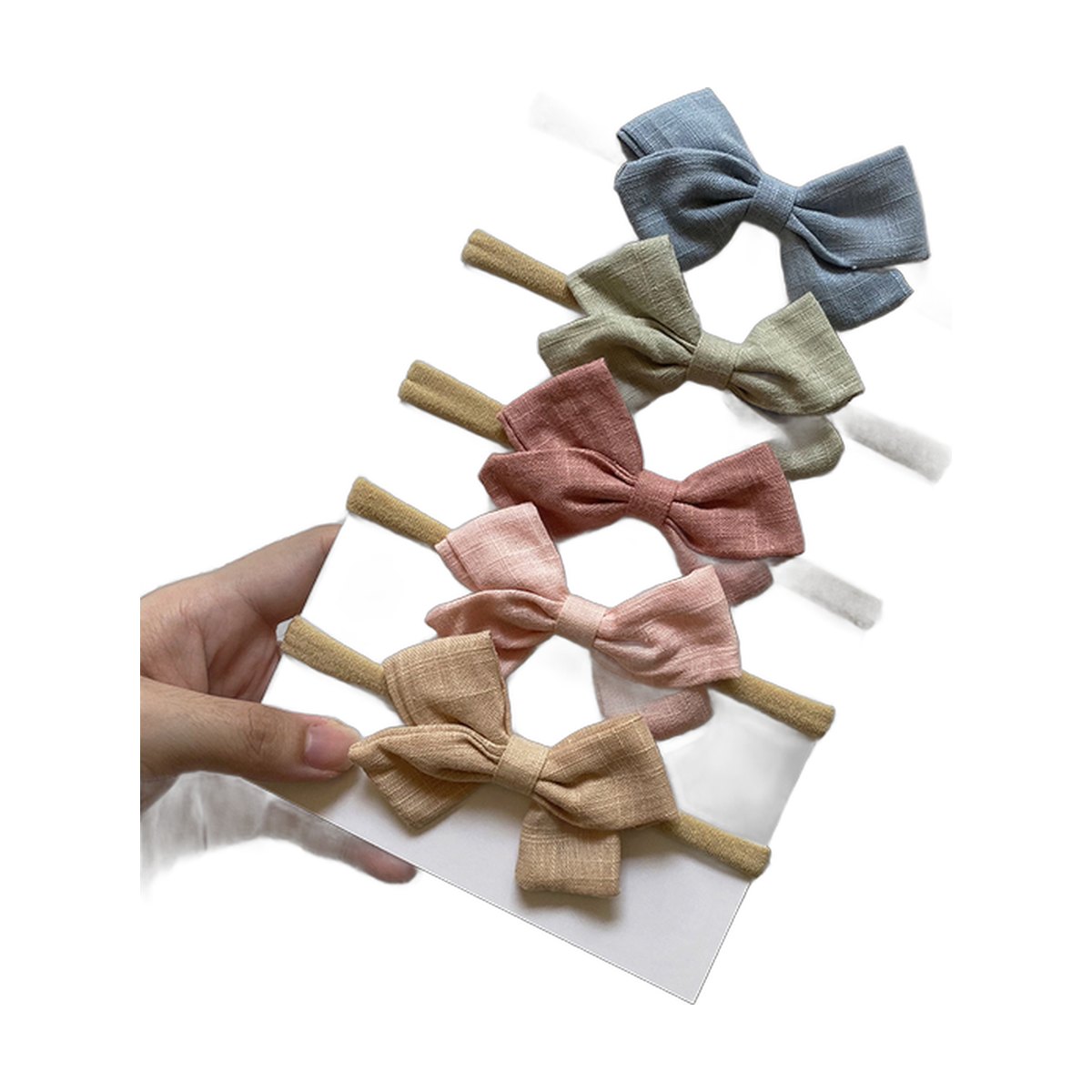 Baby Bow Headband Set (5 pcs)