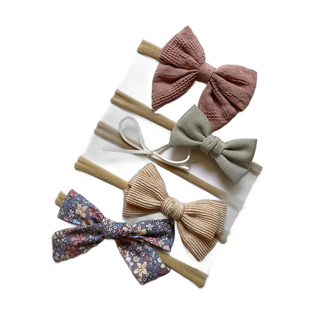 Baby Bow Headband Set (5 pcs)