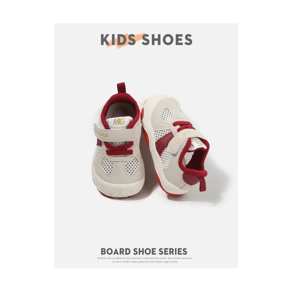 Baby Breathable Sneakers Kindergarten Indoor Shoes Non-slip
