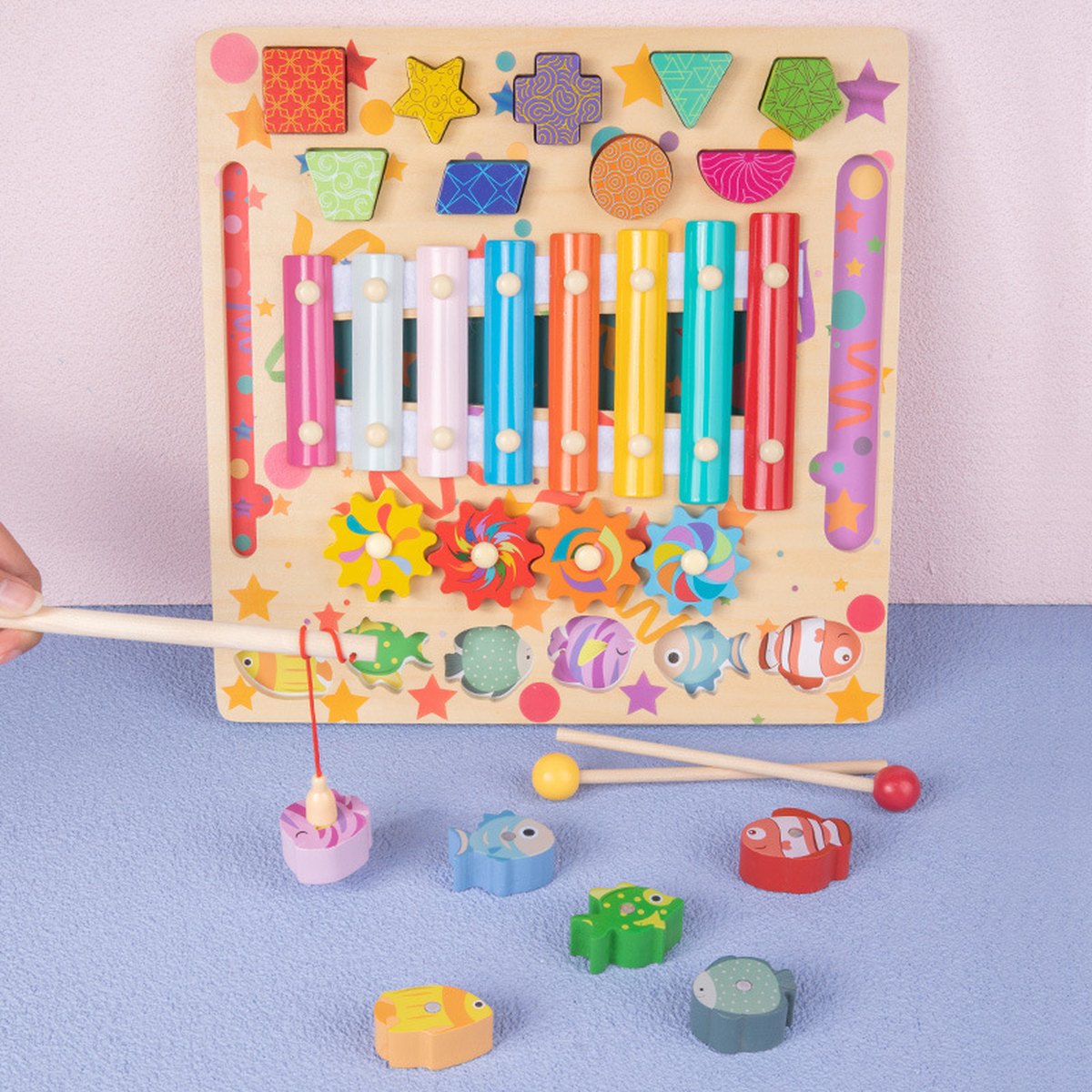 Baby Busy Board DIY Accessories Fruit Games