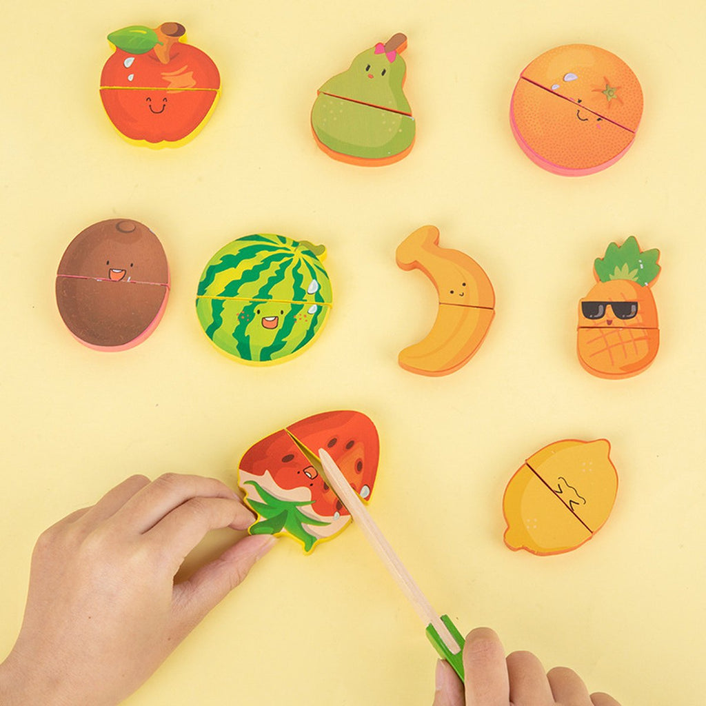 Baby Busy Board DIY Accessories Fruit Games