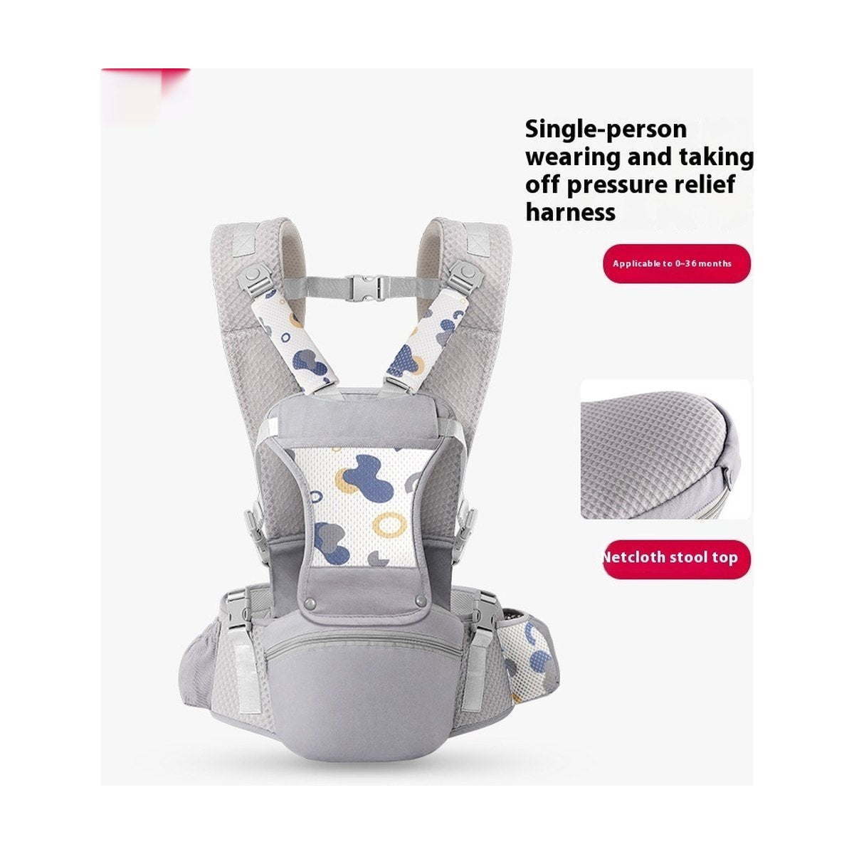 Baby Carrier Waist Stool Lightweight Front Holding