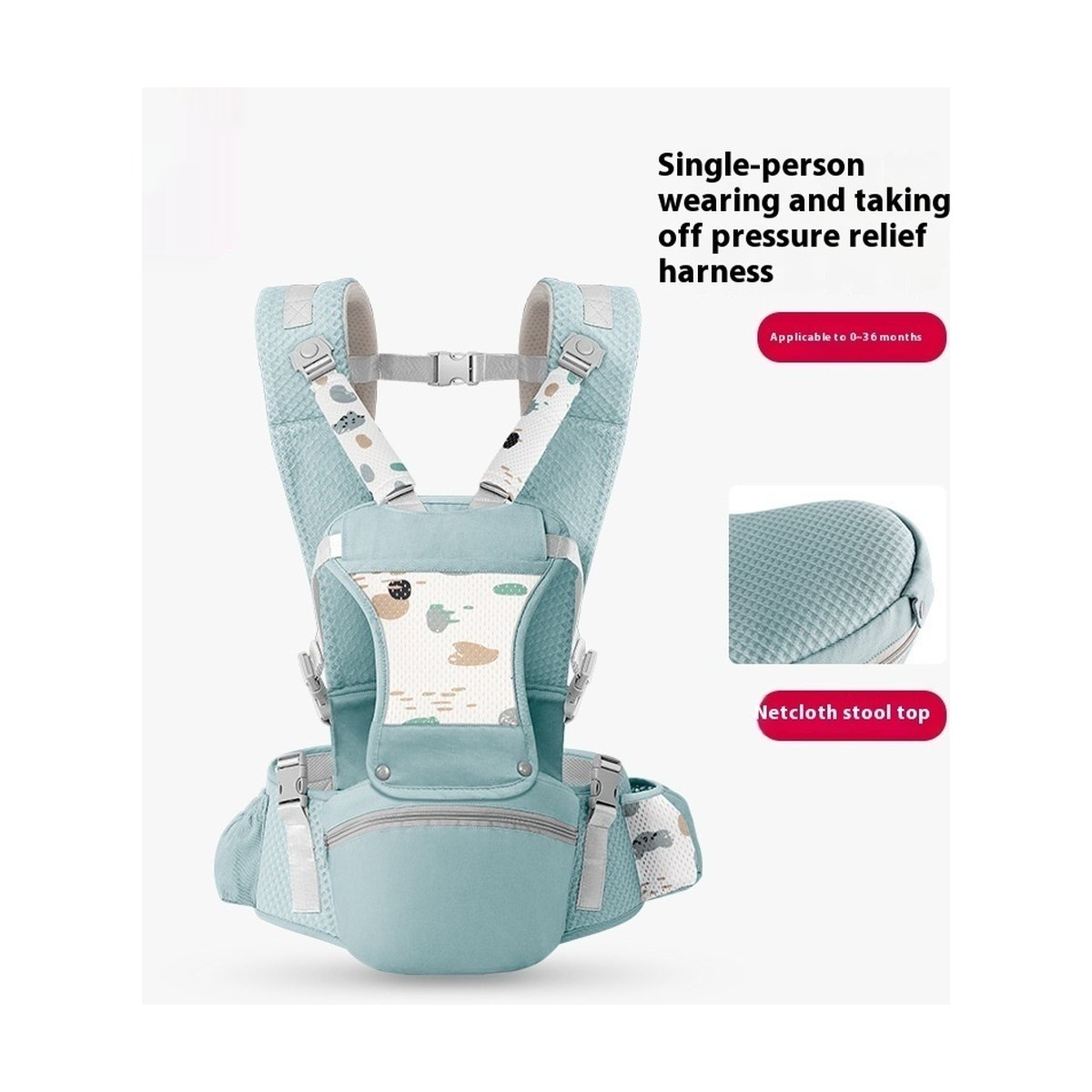 Baby Carrier Waist Stool Lightweight Front Holding
