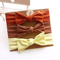 Baby Cotton Bow Headband Card Pack Three