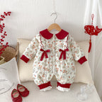 Baby Cotton-padded One-piece Bodysuit Pure Cotton Class