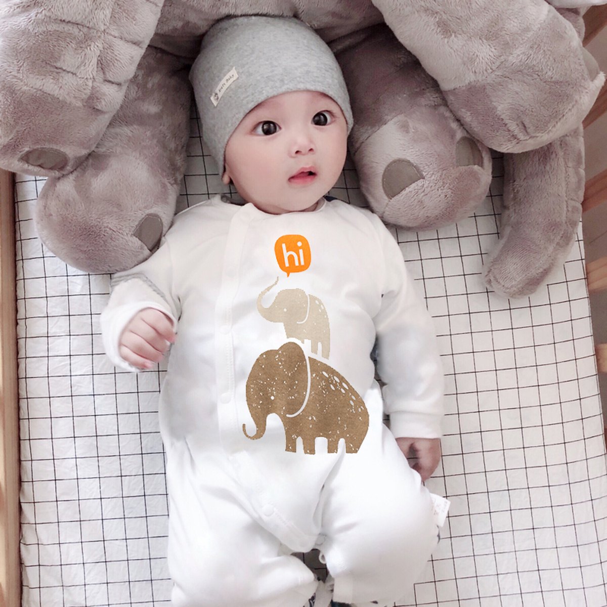 Baby Ctton Long-sleeved One-piece Romper