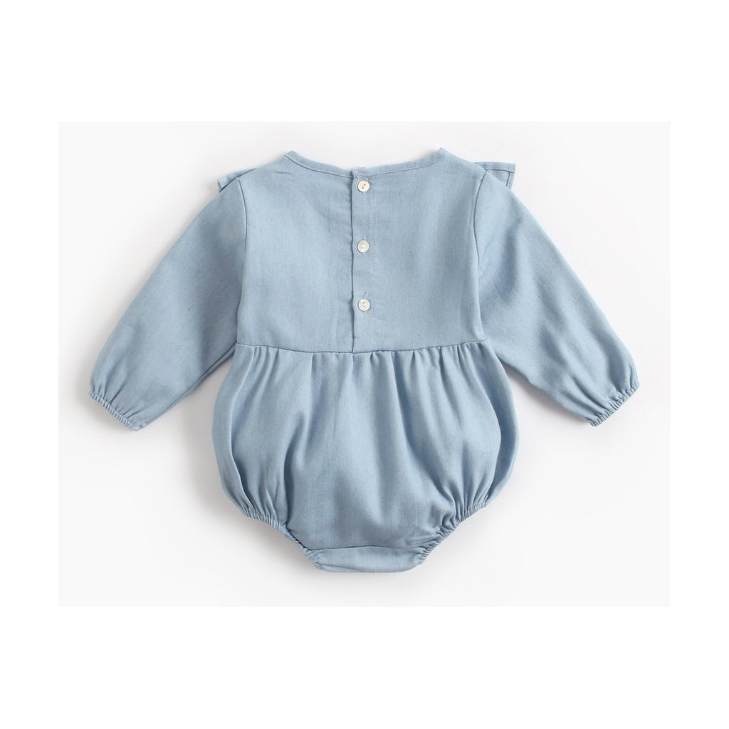 Baby Denim Clothes Bodysuit Wrap Fart Romper