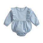 Baby Denim Clothes Bodysuit Wrap Fart Romper