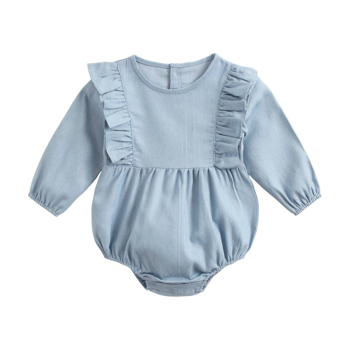 Baby Denim Clothes Bodysuit Wrap Fart Romper
