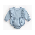Baby Denim Clothes Bodysuit Wrap Fart Romper
