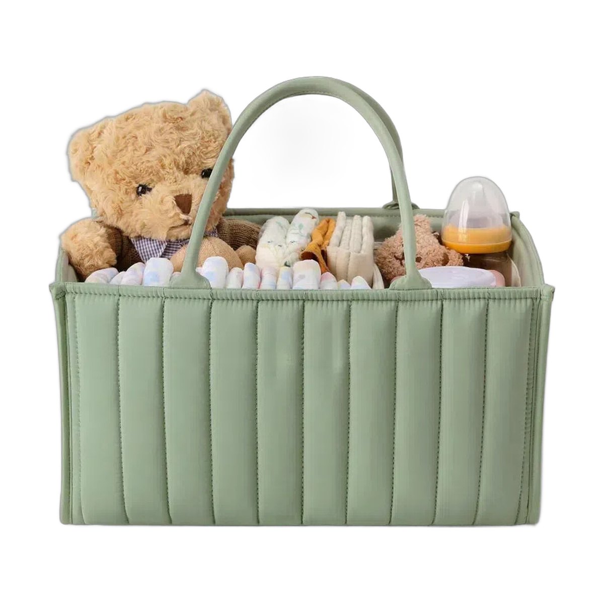 Baby Diaper Caddy Organizer Stylish Storage Basket