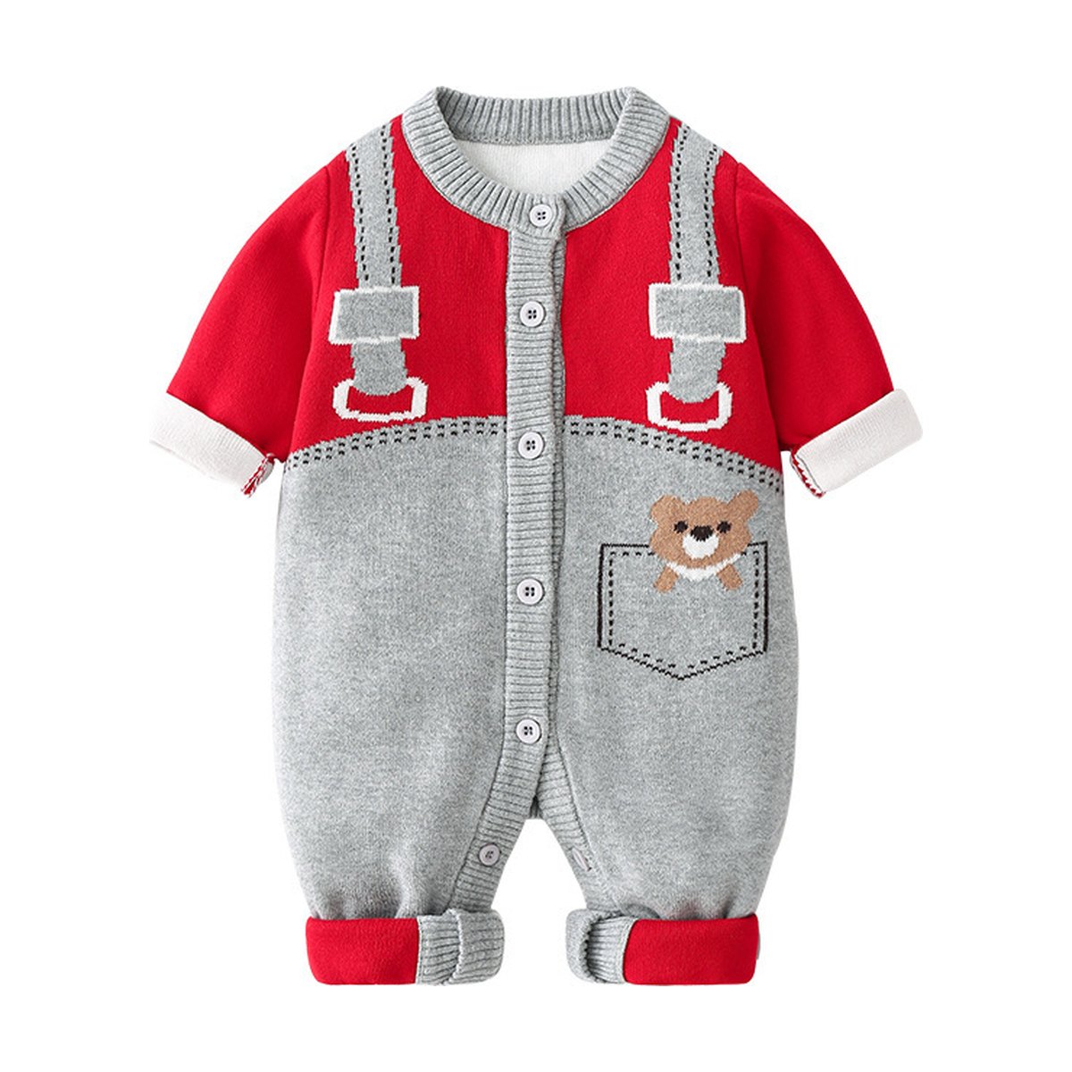Baby Double-Layer Cotton Bodysuit
