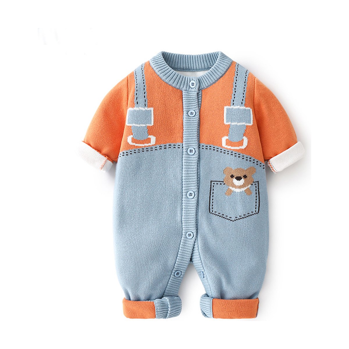 Baby Double-Layer Cotton Bodysuit