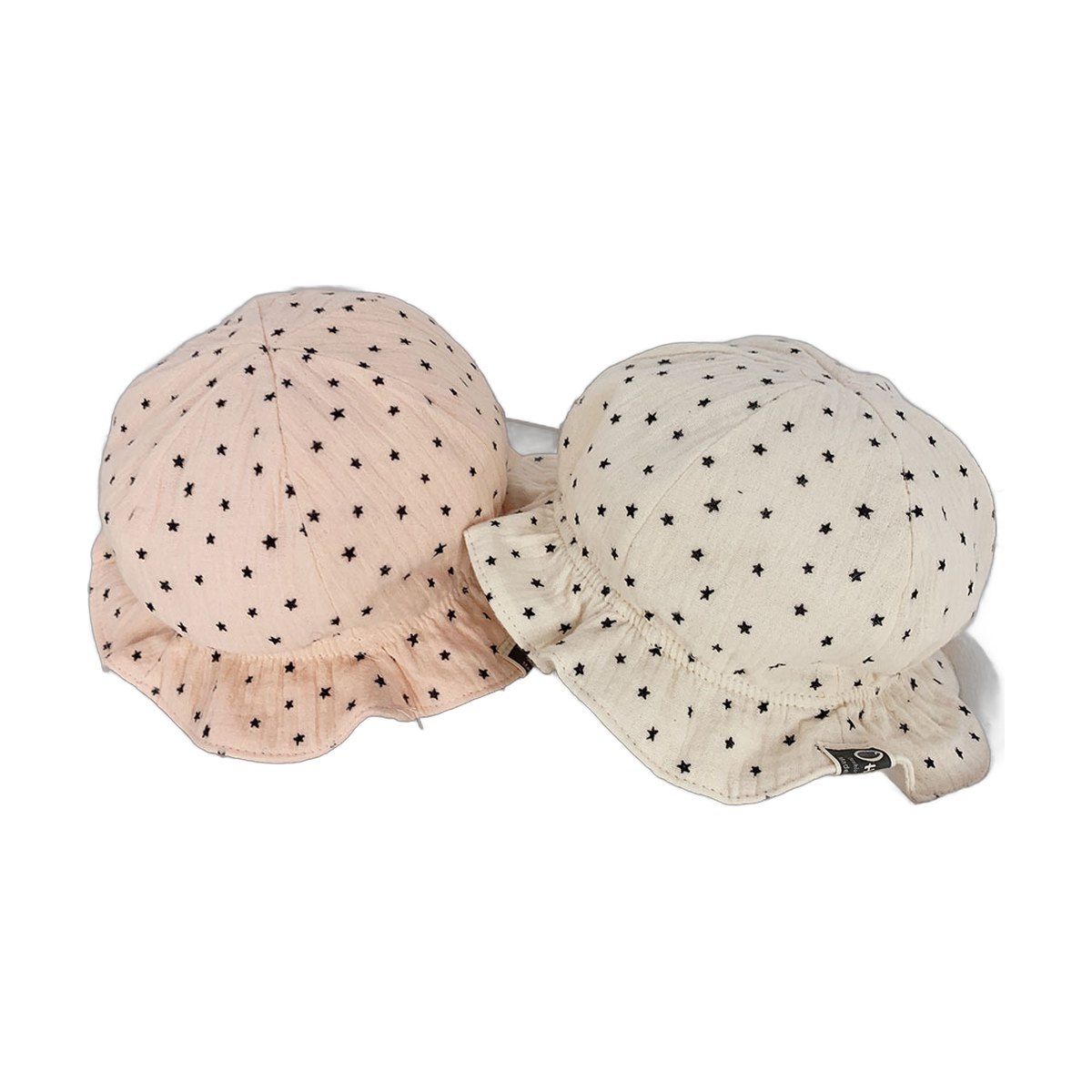 Baby Fisherman Double Polka Dot Sun Hat