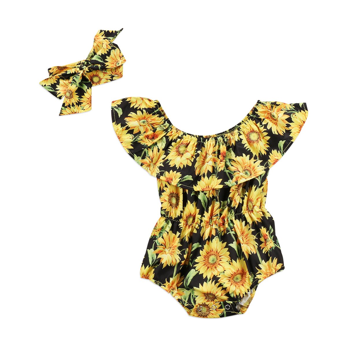 Baby Flower Print Romper