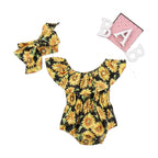 Baby Flower Print Romper