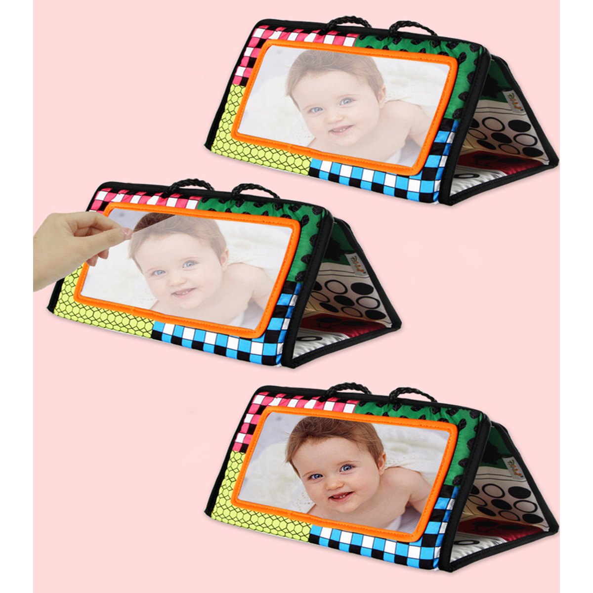 Baby Folding Mirror Pendant Toy