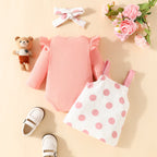 Baby Girl Bear Skirt Outfit