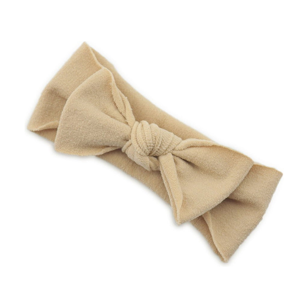 Baby Hair Accessories Solid Color Knotted Headband