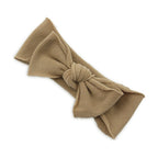 Baby Hair Accessories Solid Color Knotted Headband