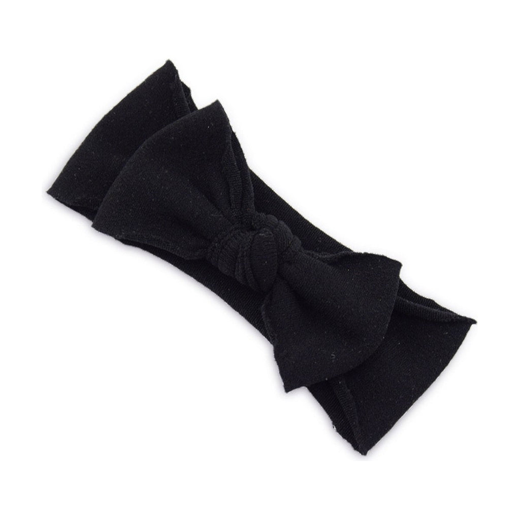 Baby Hair Accessories Solid Color Knotted Headband