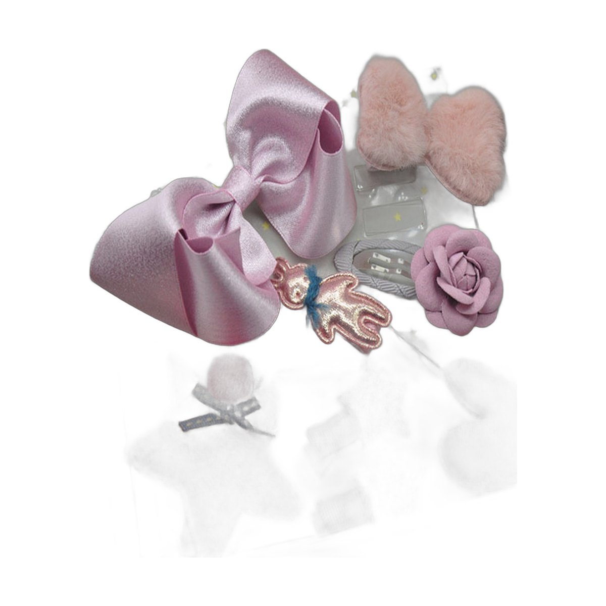 Baby Hair Clip & Headband Gift Set