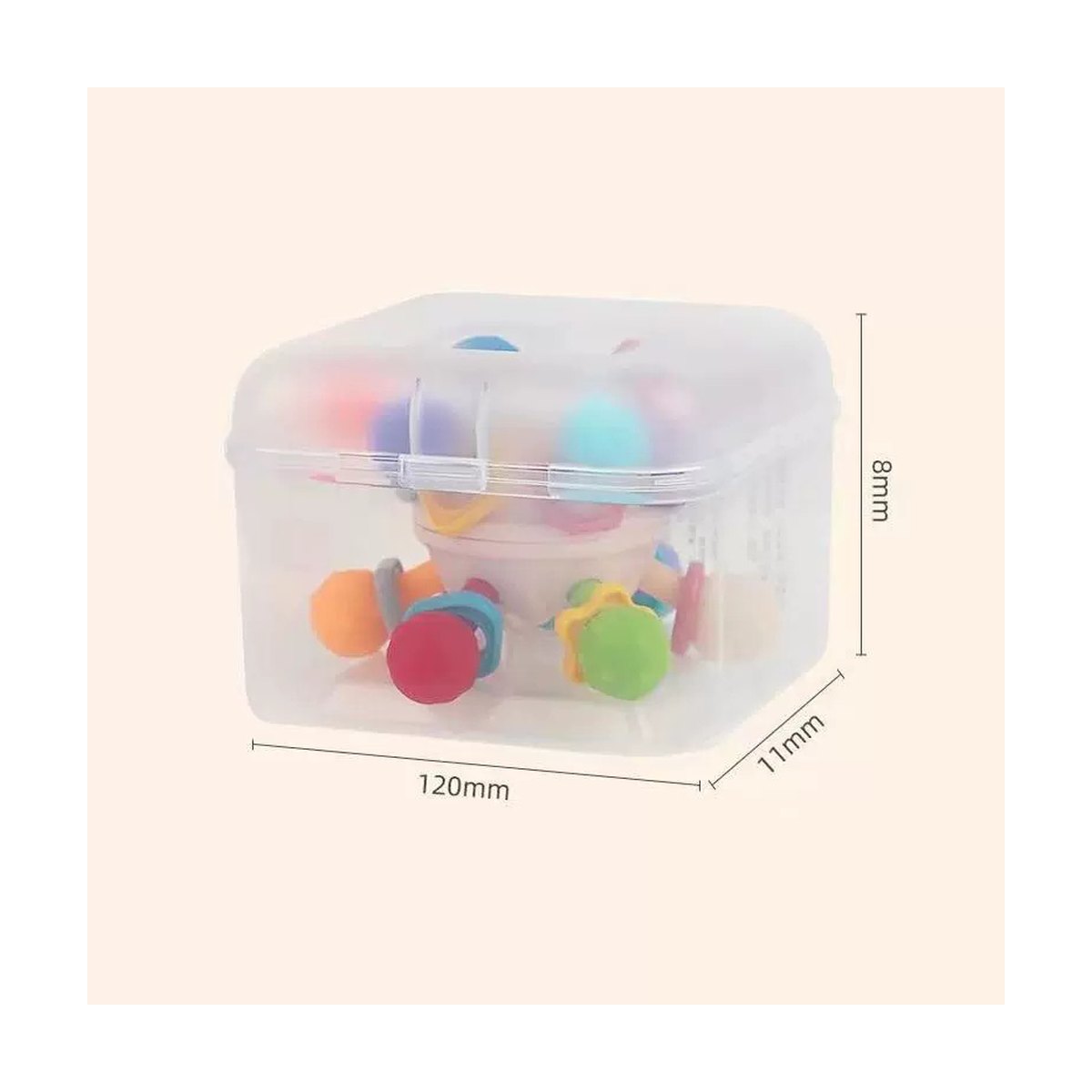 Baby Manhattan Finger Ball Rattle Toy