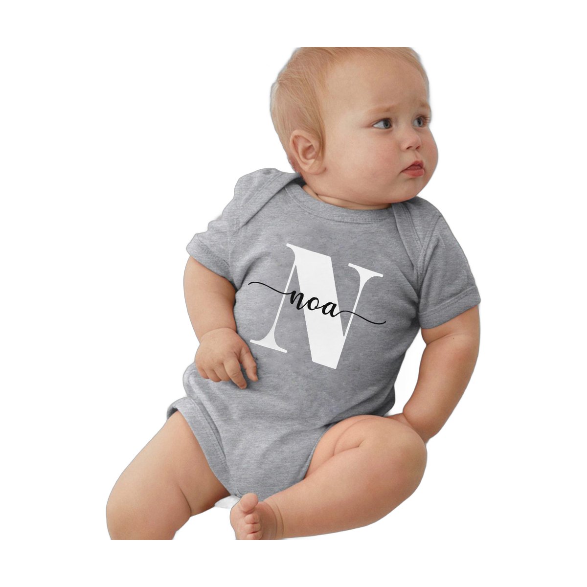 Baby Name Bodysuit Custom Newborn Clothing