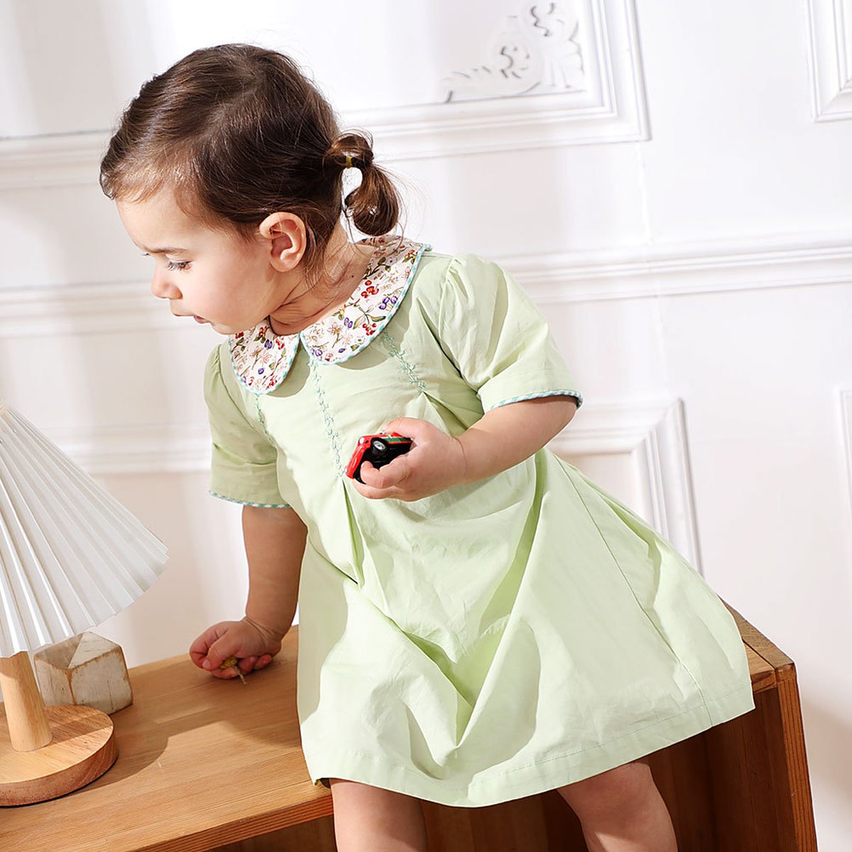 Baby Pastoral Floral Dress
