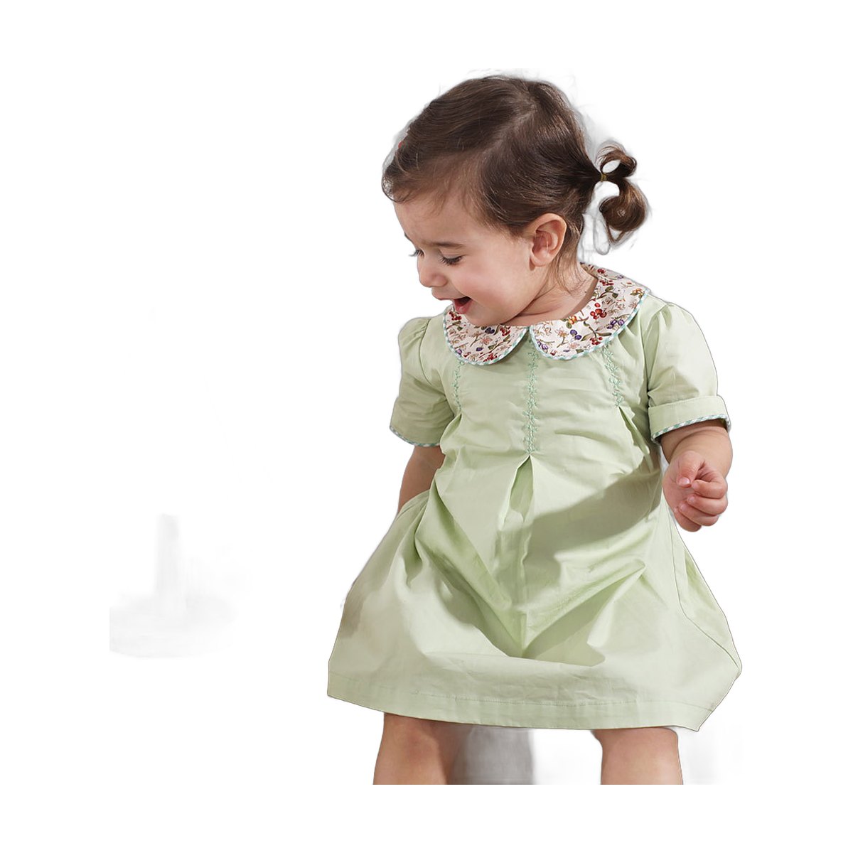 Baby Pastoral Floral Dress