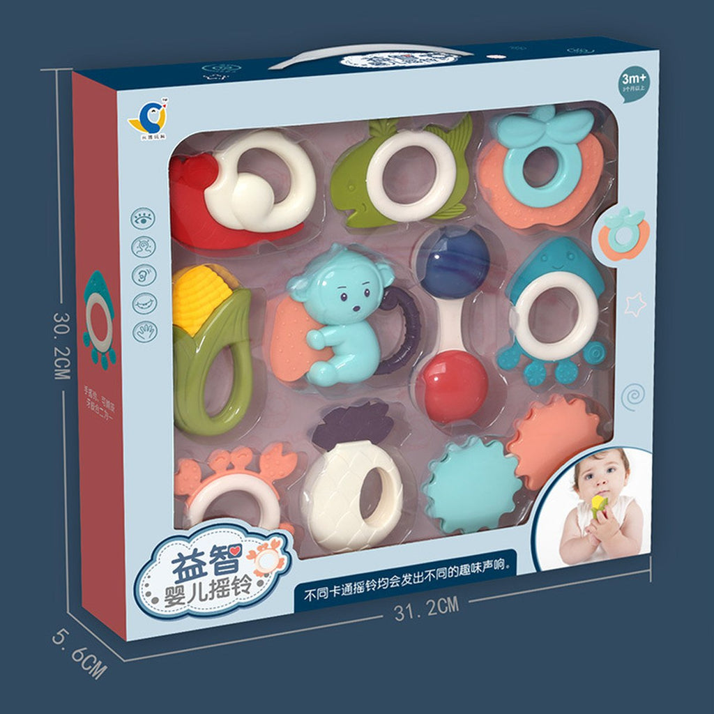 Baby Rattle 10 Piece Set Hand Gift