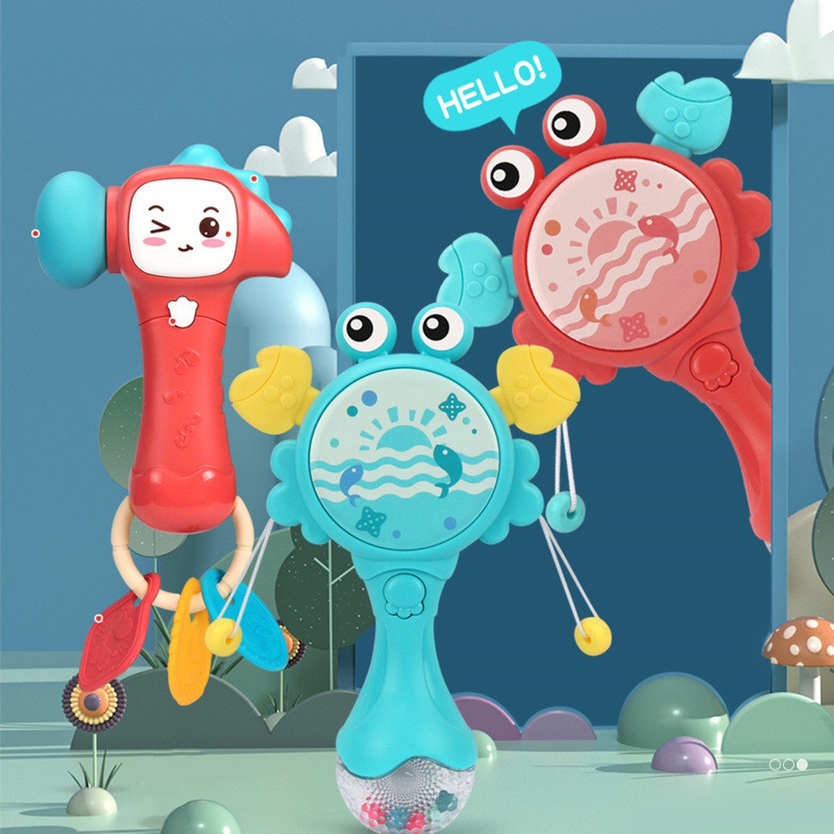 Baby Rattle Multifunctional Comfort Toy