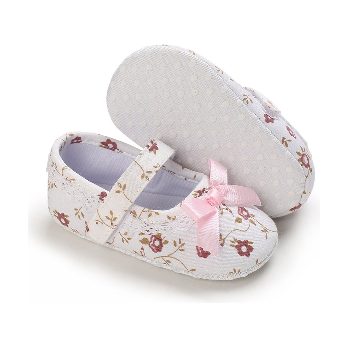 Baby Shoes Soft-soled Princess Flower Design First